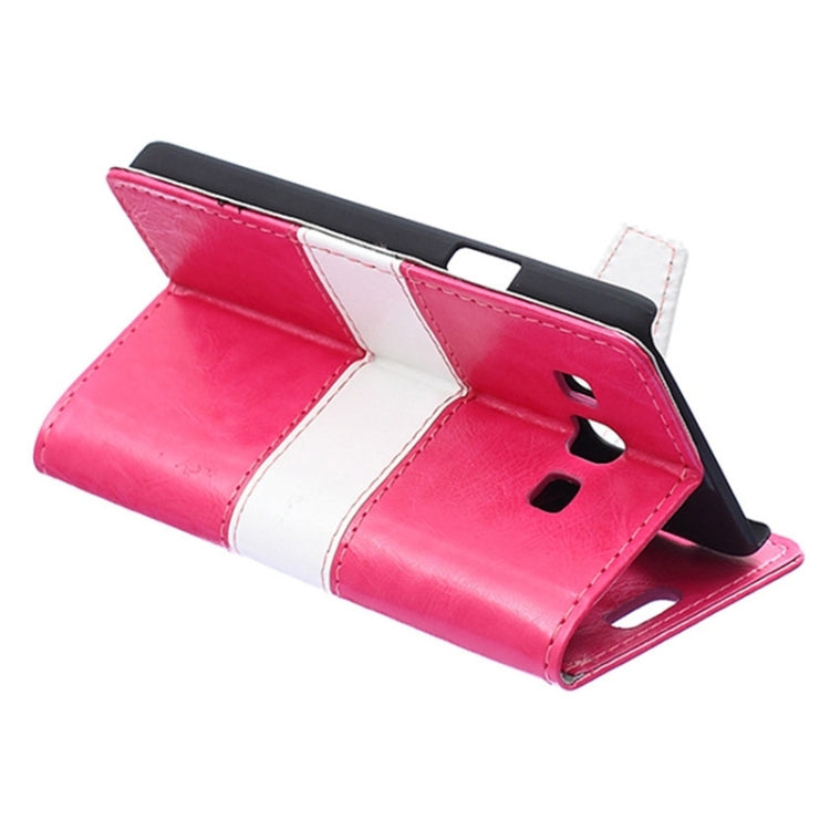 Color Matching Flip Leather Case with Holder & Card Slots & Wallet for Galaxy A5 / A500