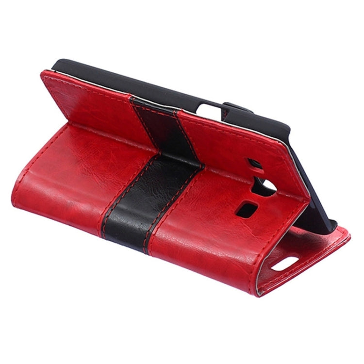 Color Matching Flip Leather Case with Holder & Card Slots & Wallet for Galaxy A5 / A500