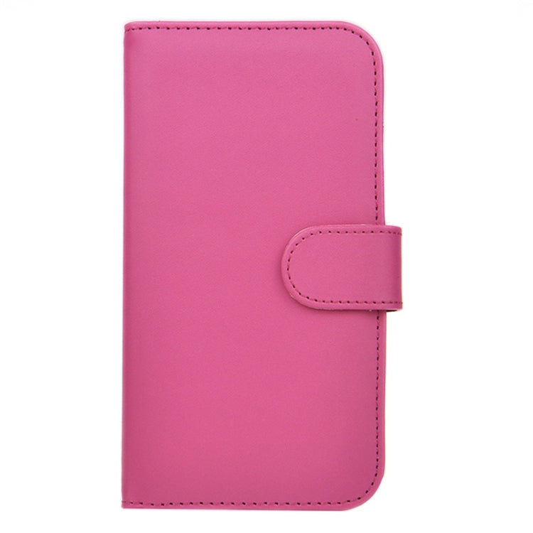For Galaxy S6 Plain Weave Horizontal Flip Leather Case with Holder & Card Slot & Wallet