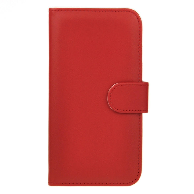 For Galaxy S6 Plain Weave Horizontal Flip Leather Case with Holder & Card Slot & Wallet