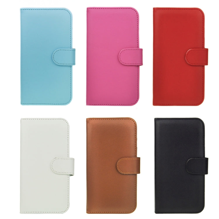 For Galaxy S6 Plain Weave Horizontal Flip Leather Case with Holder & Card Slot & Wallet