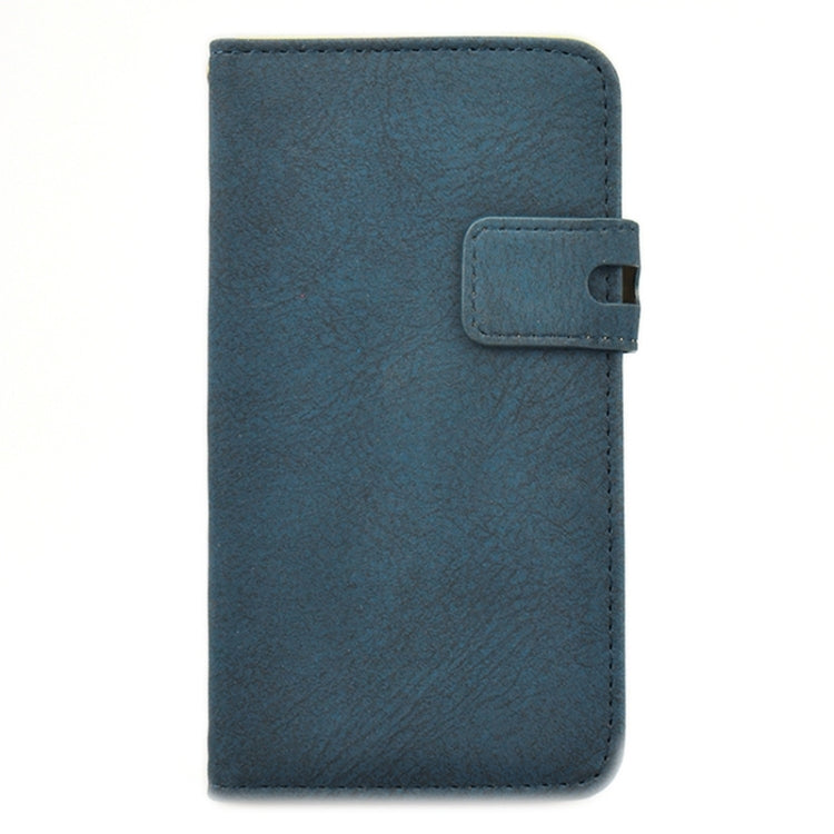 For Galaxy S6 Scrub Feel Magnetic Buckle Horizontal Flip Leather Case with Holder & Card Slot & Wallet