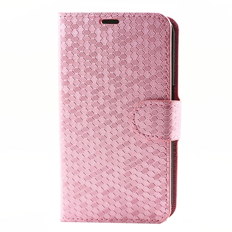Diamond Texture Horizontal Flip Magnetic Buckle Leather Case with Card Slots & Holder for Galaxy S6