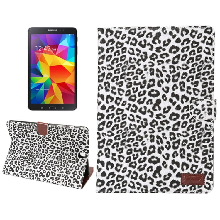 Leopard Pattern Leather Case with Holder & Card Slots & Wallet for Galaxy Tab A 9.7 / T550
