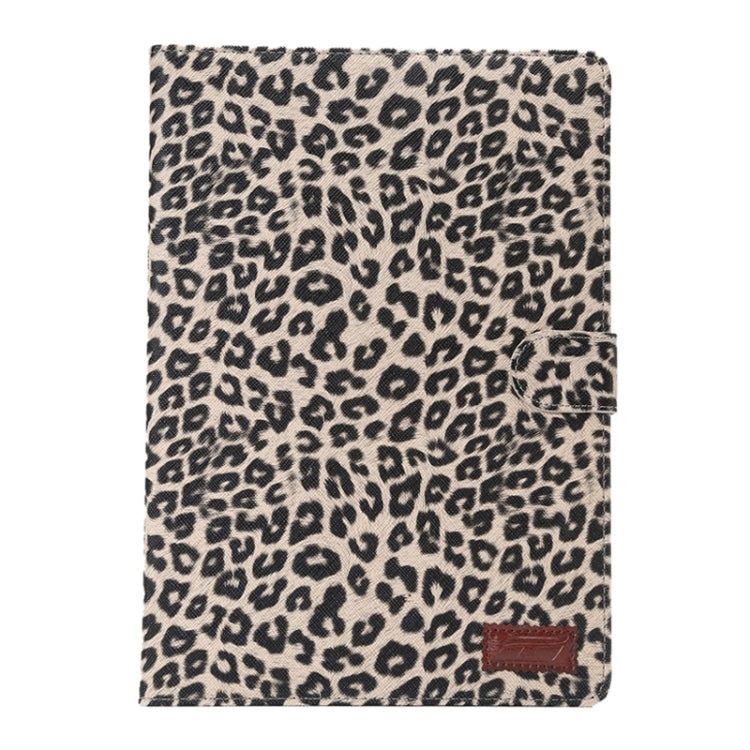Leopard Pattern Leather Case with Holder & Card Slots & Wallet for Galaxy Tab A 9.7 / T550