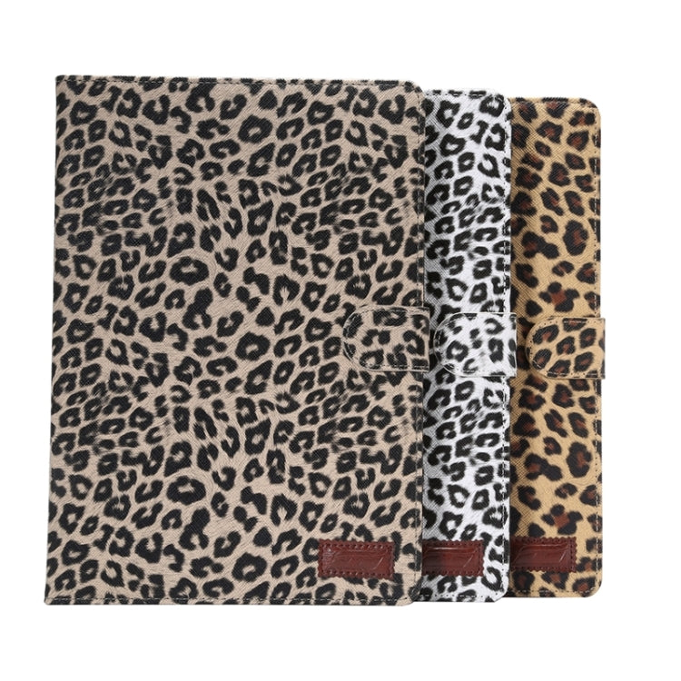 Leopard Pattern Leather Case with Holder & Card Slots & Wallet for Galaxy Tab A 9.7 / T550