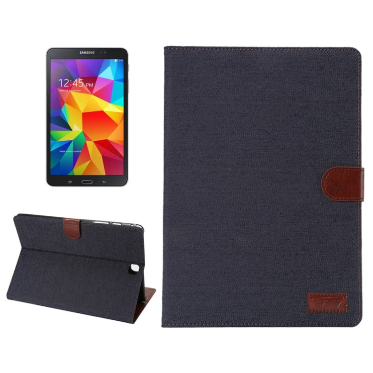 Denim Texture Leather Case with Holder & Card Slots & Wallet for Galaxy Tab A 9.7 / T550