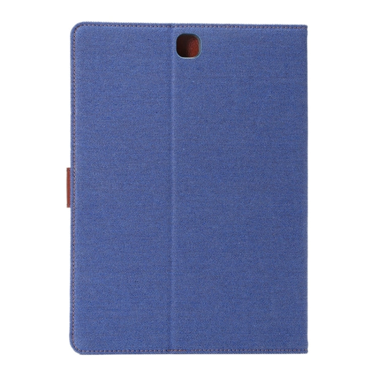 Denim Texture Leather Case with Holder & Card Slots & Wallet for Galaxy Tab A 9.7 / T550
