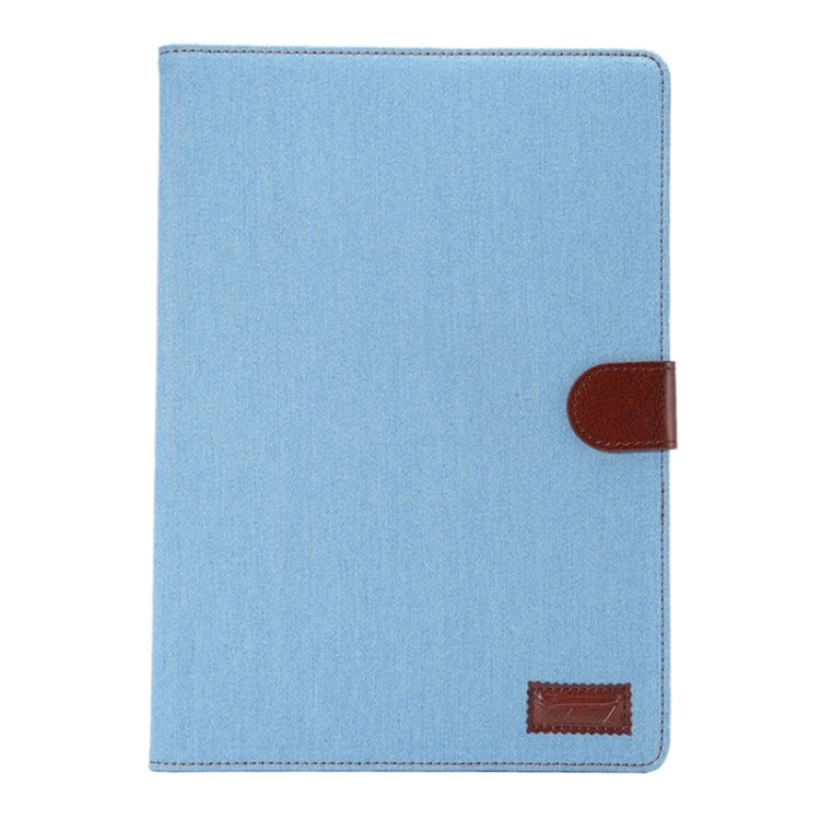 Denim Texture Leather Case with Holder & Card Slots & Wallet for Galaxy Tab A 9.7 / T550