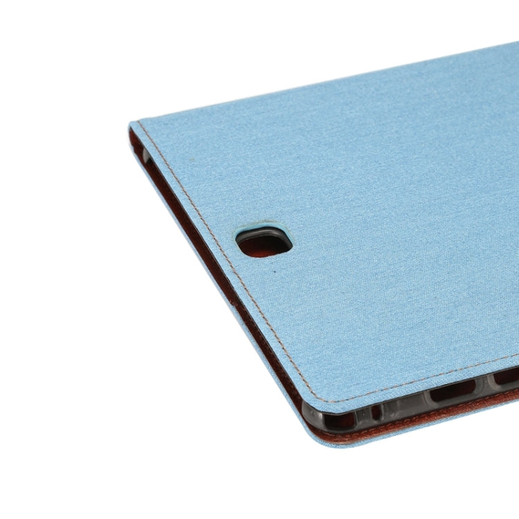 Denim Texture Leather Case with Holder & Card Slots & Wallet for Galaxy Tab A 9.7 / T550