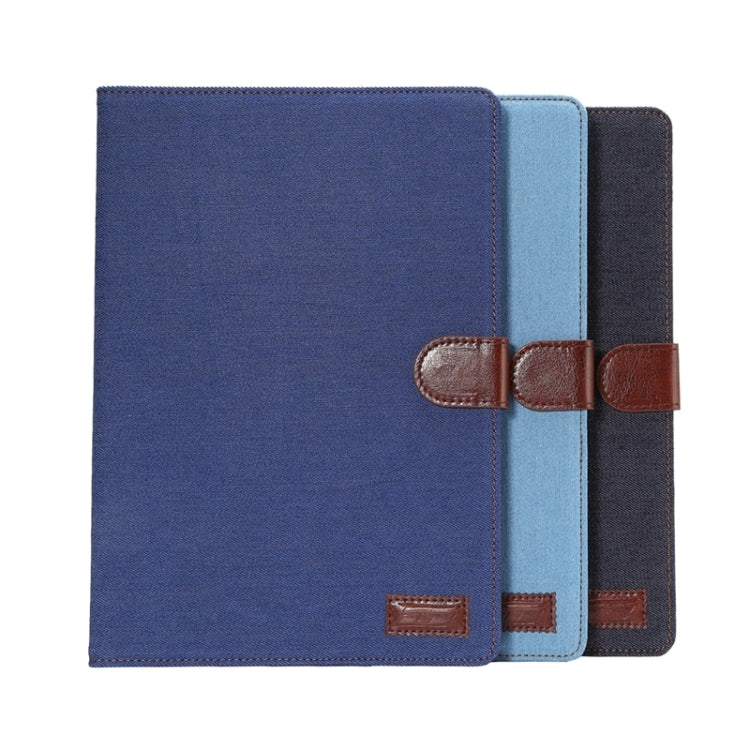 Denim Texture Leather Case with Holder & Card Slots & Wallet for Galaxy Tab A 9.7 / T550