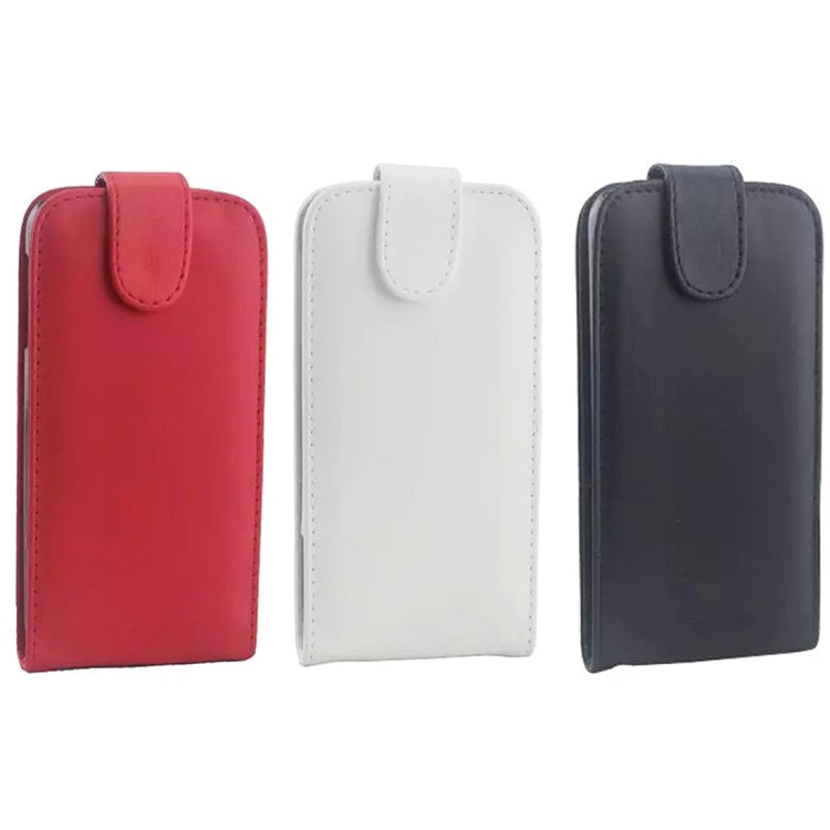 For Galaxy S6 / G920 Vertical Flip Magnetic Snap Leather Case