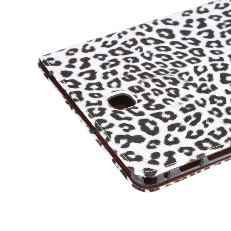 Leopard Pattern Leather Case with Holder & Card Slots & Wallet for Galaxy Tab A 8.0 T350 / P350