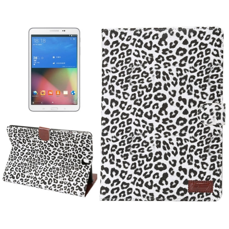 Leopard Pattern Leather Case with Holder & Card Slots & Wallet for Galaxy Tab A 8.0 T350 / P350