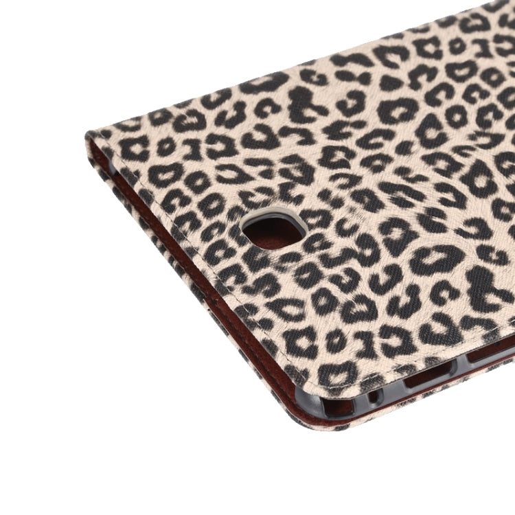 Leopard Pattern Leather Case with Holder & Card Slots & Wallet for Galaxy Tab A 8.0 T350 / P350