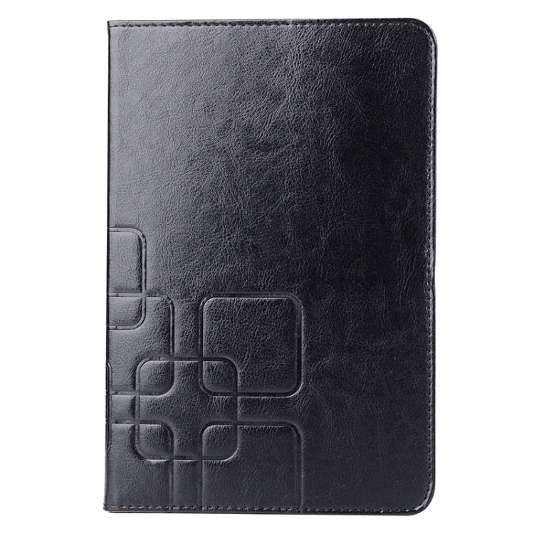 Crazy Horse and Lattice Texture Leather Case with Holder & Card Slots for Galaxy Tab A 8.0 / T350