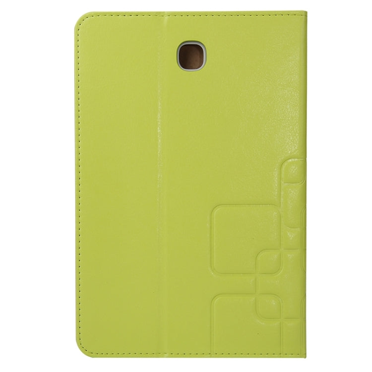 Crazy Horse and Lattice Texture Leather Case with Holder & Card Slots for Galaxy Tab A 8.0 / T350