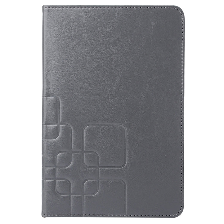 Crazy Horse and Lattice Texture Leather Case with Holder & Card Slots for Galaxy Tab A 8.0 / T350