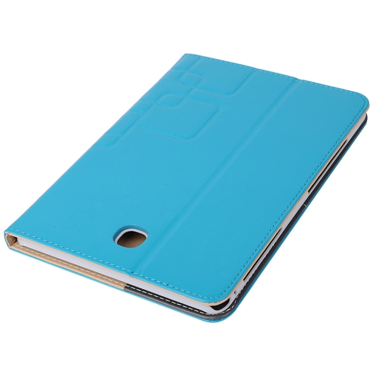Crazy Horse and Lattice Texture Leather Case with Holder & Card Slots for Galaxy Tab A 8.0 / T350