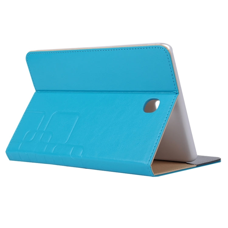 Crazy Horse and Lattice Texture Leather Case with Holder & Card Slots for Galaxy Tab A 8.0 / T350