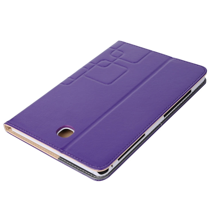 Crazy Horse and Lattice Texture Leather Case with Holder & Card Slots for Galaxy Tab A 8.0 / T350