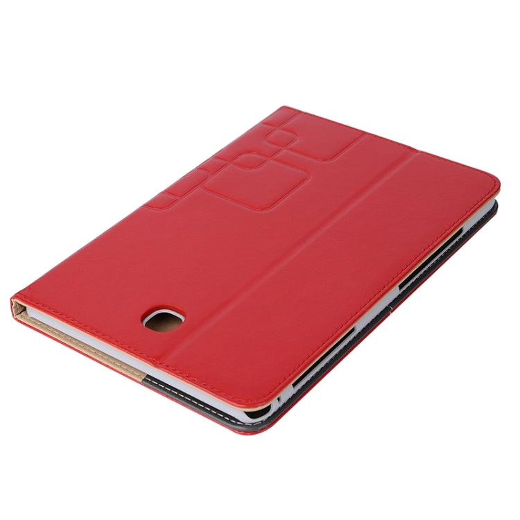 Crazy Horse and Lattice Texture Leather Case with Holder & Card Slots for Galaxy Tab A 8.0 / T350