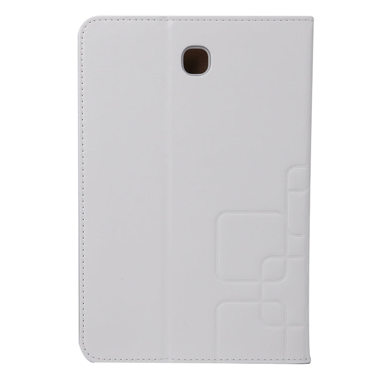 Crazy Horse and Lattice Texture Leather Case with Holder & Card Slots for Galaxy Tab A 8.0 / T350