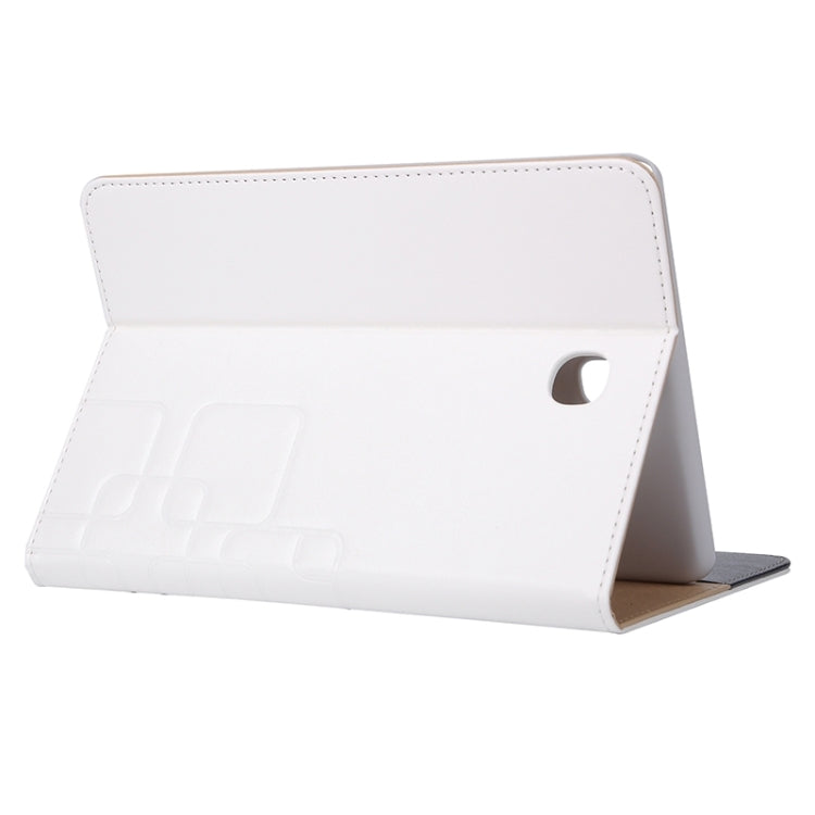 Crazy Horse and Lattice Texture Leather Case with Holder & Card Slots for Galaxy Tab A 8.0 / T350