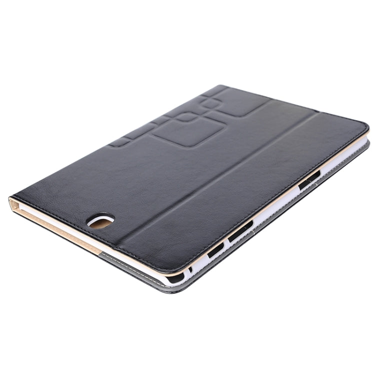 9.7inch Crazy Horse and Lattice Texture Leather Case with Holder & Card Slots for Galaxy Tab A 9.7 / T550