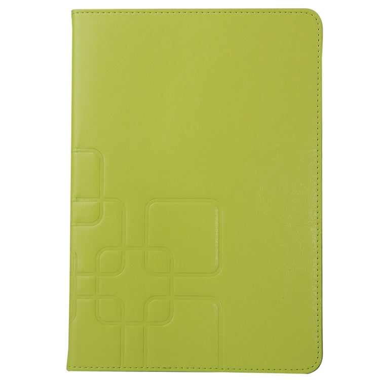 9.7inch Crazy Horse and Lattice Texture Leather Case with Holder & Card Slots for Galaxy Tab A 9.7 / T550