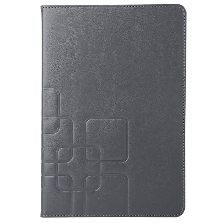 9.7inch Crazy Horse and Lattice Texture Leather Case with Holder & Card Slots for Galaxy Tab A 9.7 / T550