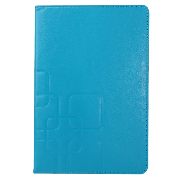 9.7inch Crazy Horse and Lattice Texture Leather Case with Holder & Card Slots for Galaxy Tab A 9.7 / T550