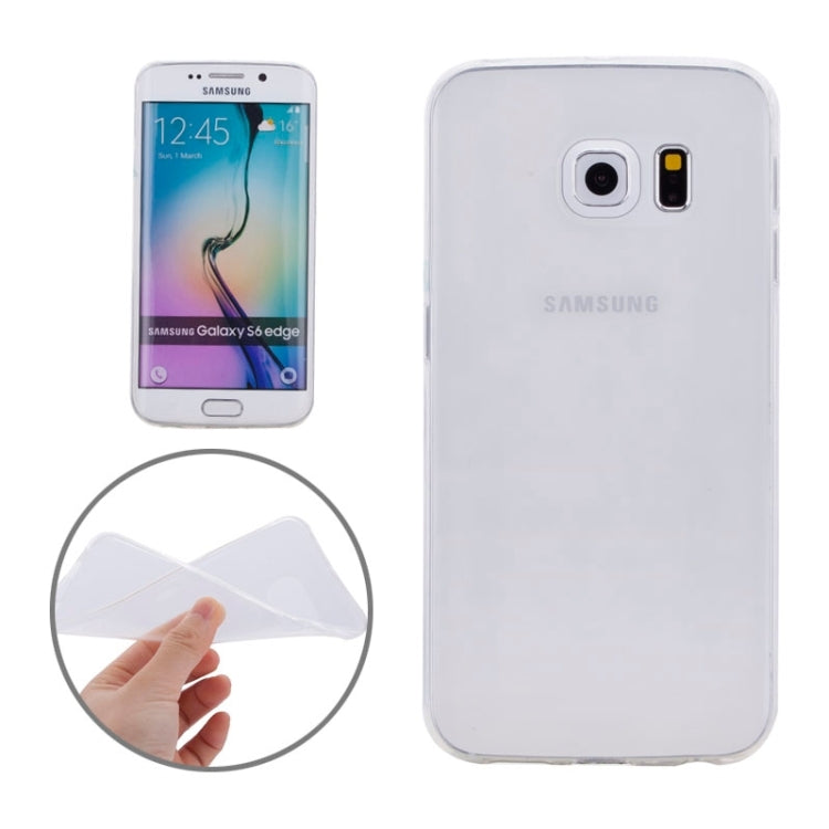 For Galaxy S6 Edge / G925 Transparent TPU Protective Case