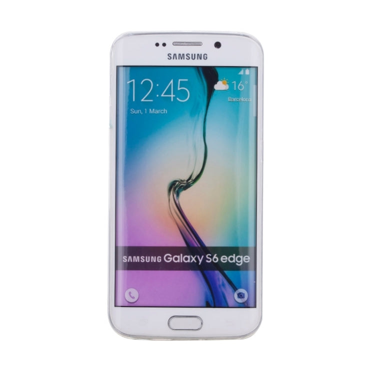 For Galaxy S6 Edge / G925 Transparent TPU Protective Case