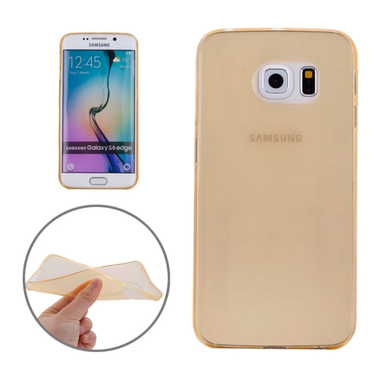 For Galaxy S6 Edge / G925 Transparent TPU Protective Case