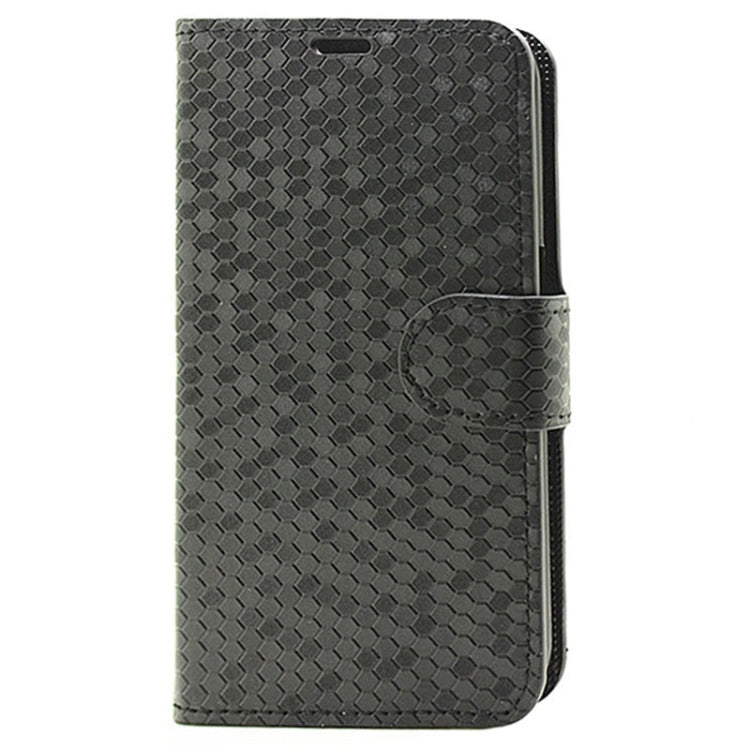 Diamond Texture Horizontal Flip Magnetic Buckle Leather Case with Card Slots & Holder for Galaxy S6 Edge