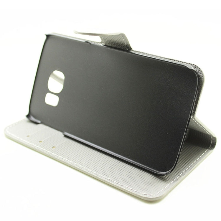 Diamond Texture Horizontal Flip Magnetic Buckle Leather Case with Card Slots & Holder for Galaxy S6 Edge
