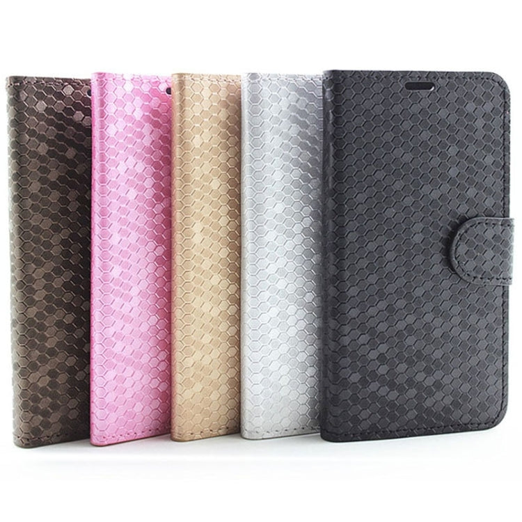 Diamond Texture Horizontal Flip Magnetic Buckle Leather Case with Card Slots & Holder for Galaxy S6 Edge