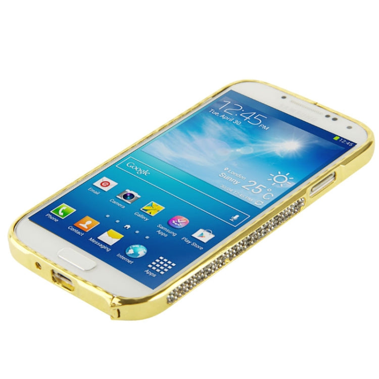 Luxury Diamond Encrusted Removable Metal Bumper Frame for Galaxy S IV / i9500