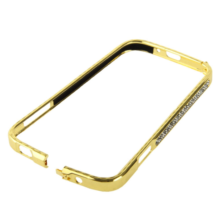 Luxury Diamond Encrusted Removable Metal Bumper Frame for Galaxy S IV / i9500