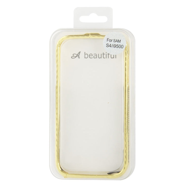 Luxury Diamond Encrusted Removable Metal Bumper Frame for Galaxy S IV / i9500