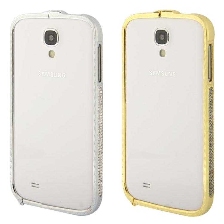 Luxury Diamond Encrusted Removable Metal Bumper Frame for Galaxy S IV / i9500