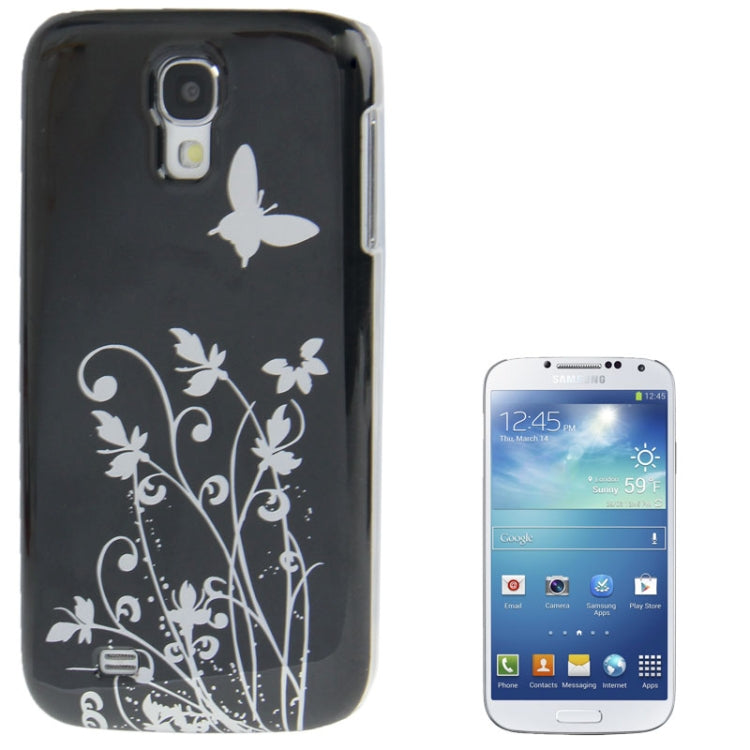 Butterfly Pattern Smooth Surface Plastic Case for Galaxy S IV / i9500