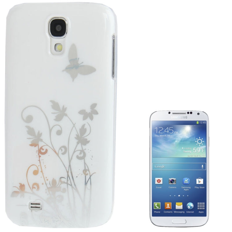 Butterfly Pattern Smooth Surface Plastic Case for Galaxy S IV / i9500