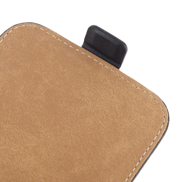 Vertical Flip Leather Case for Galaxy S5 / G900(Black)