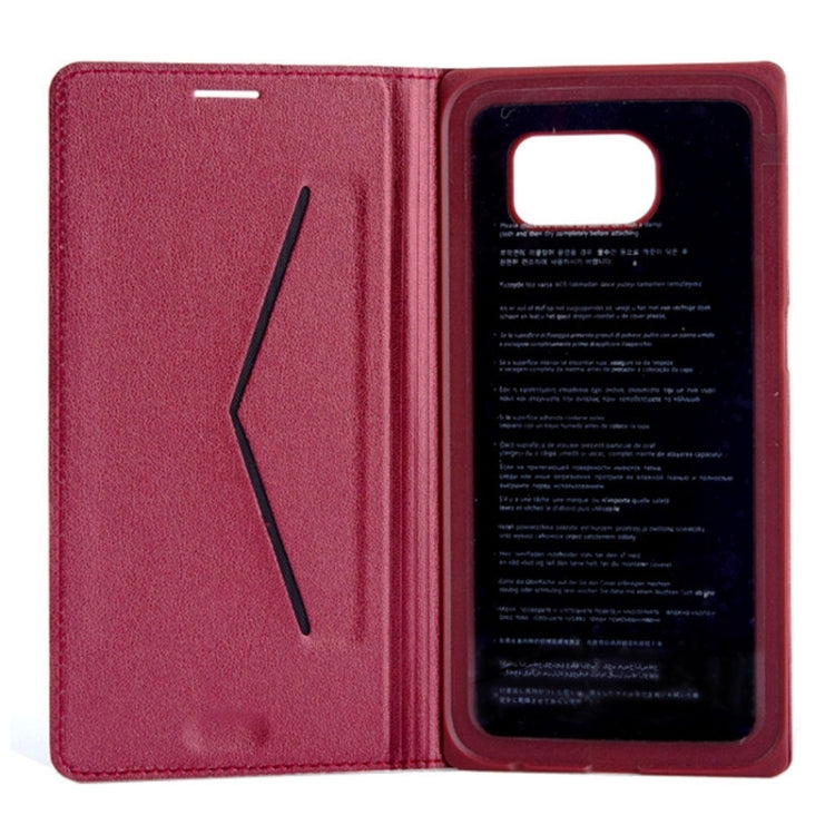 For Galaxy S6 Litchi Texture Horizontal Flip Leather Case with Card Slots