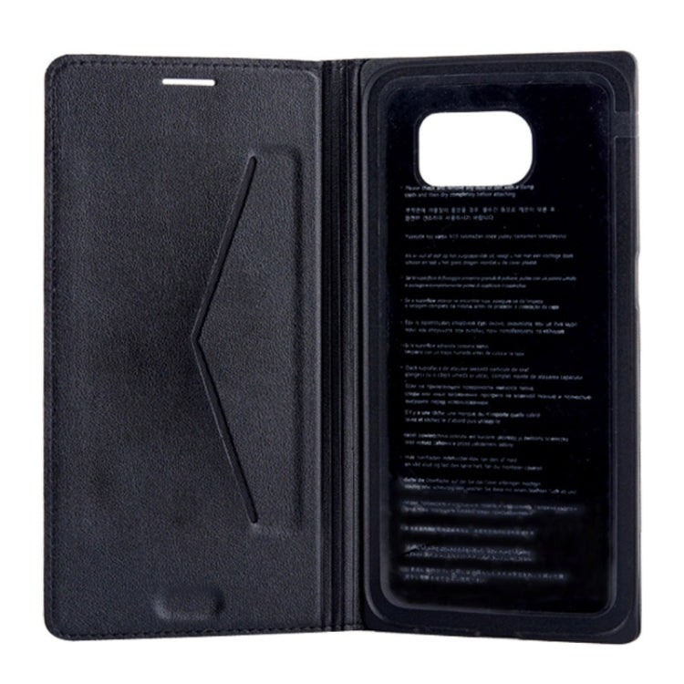 For Galaxy S6 Litchi Texture Horizontal Flip Leather Case with Card Slots