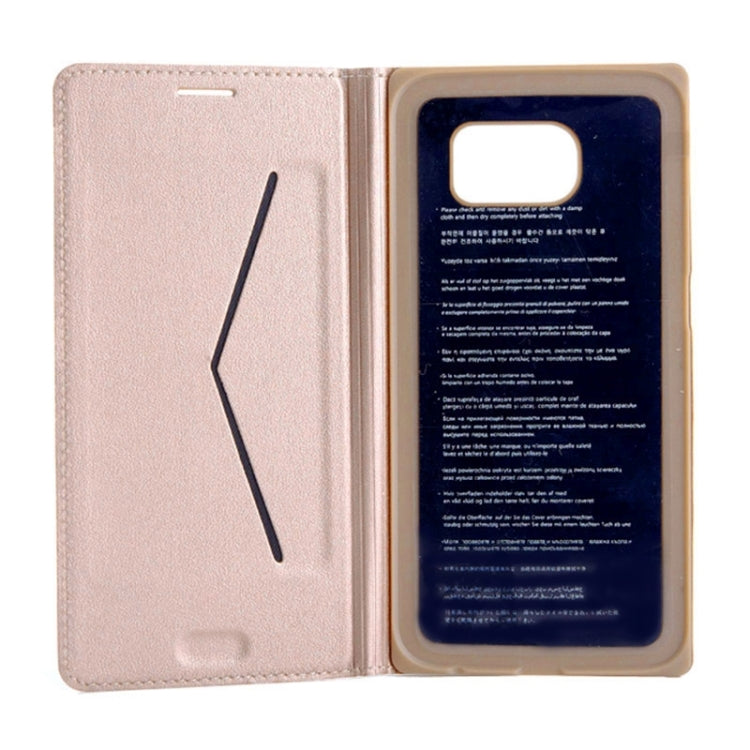 For Galaxy S6 Litchi Texture Horizontal Flip Leather Case with Card Slots