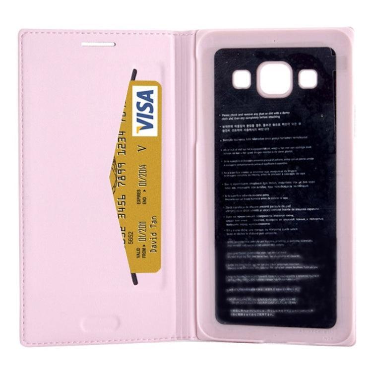 Litchi Texture Horizontal Flip Leather Case with Card Slots for Galaxy A3 / A300