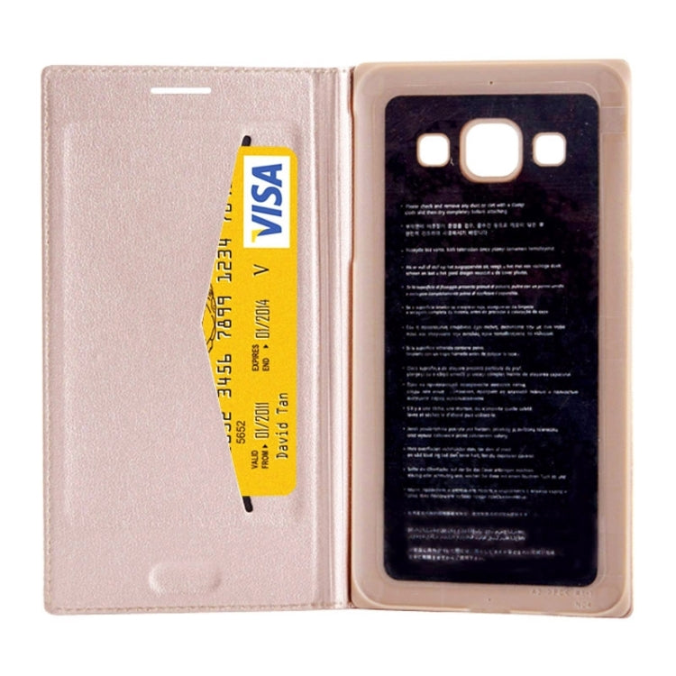 Litchi Texture Horizontal Flip Leather Case with Card Slots for Galaxy A3 / A300